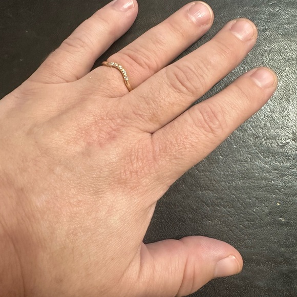 Nordstrom Rack 5 Pack Gold Stacking Rings - Picture 4 of 6